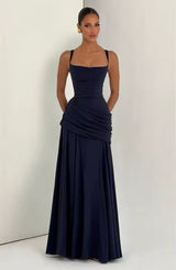 Miss | Maxi Jurk Dames Bruiloft - Viscose - Miss Madera