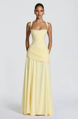 Miss | Maxi Jurk Dames Bruiloft - Viscose - Miss Madera