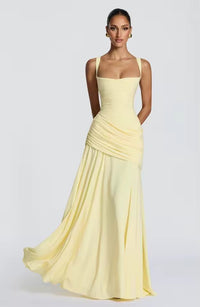 Miss | Maxi Jurk Dames Bruiloft - Viscose - Miss Madera