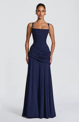 Miss | Maxi Jurk Dames Bruiloft - Viscose - Miss Madera