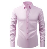 Premium Men's Wrinkle-Free Stretch Formal Shirt