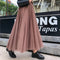 Jupe longue en tulle automnale