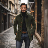 Thorne – Men’s Corduroy Coat with Slim Fit
