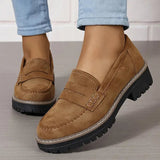 Rose – Damen lässige Loafers mit klobiger Sohle