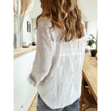 Women's Blouse Solid Color or Bird Print