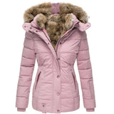 Damen Jacke mit Kragen - Strukturierte Besatzgestaltung