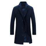 Henric – Cappotto da uomo stile militare dal taglio intramontabile e con fodera calda