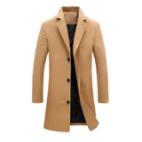 Henric – Cappotto da uomo stile militare dal taglio intramontabile e con fodera calda