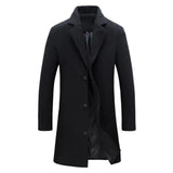 Henric – Cappotto da uomo stile militare dal taglio intramontabile e con fodera calda