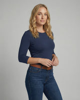 Mariel - Casual Top With Three Quarter Sleeves