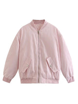 Calantha - Womens Oversized Bomber Jacket