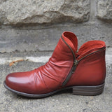 Varelle – Women Autumn Leather Ankle Boots