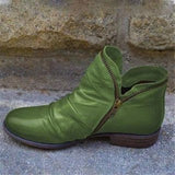 Varelle – Women Autumn Leather Ankle Boots