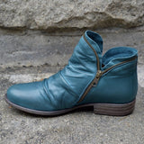 Varelle – Women Autumn Leather Ankle Boots