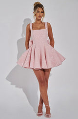 Image of Women's Bow A-Line Mini Dress