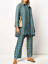 Image of Women's Printed Long Sleeve Set