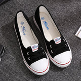 Image of Women's Slip-On Canvas Sneakers
