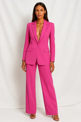 Image of Women's Wide-Leg Pant Suit Set