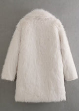 Sorvella – Cappotto morbido da donna con collo rialzato